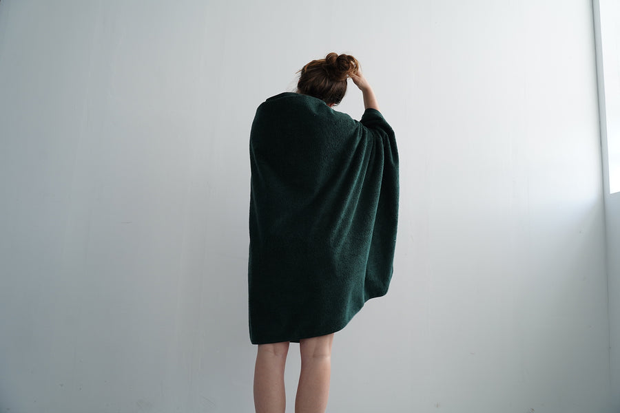 Kandalama green XL bath sheet - Four Leaves