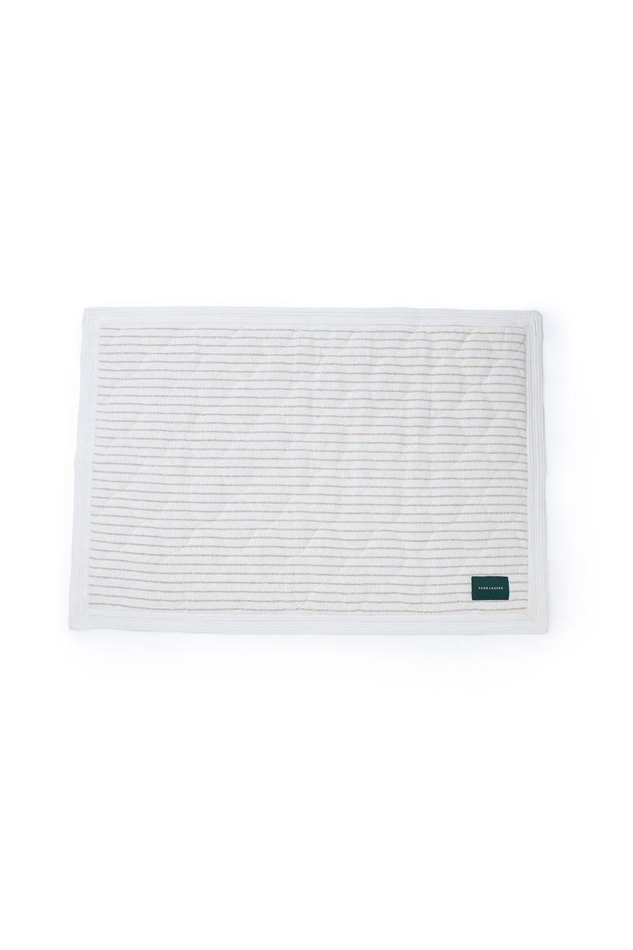 Yarn dyed quilted soft mat - Four Leaves