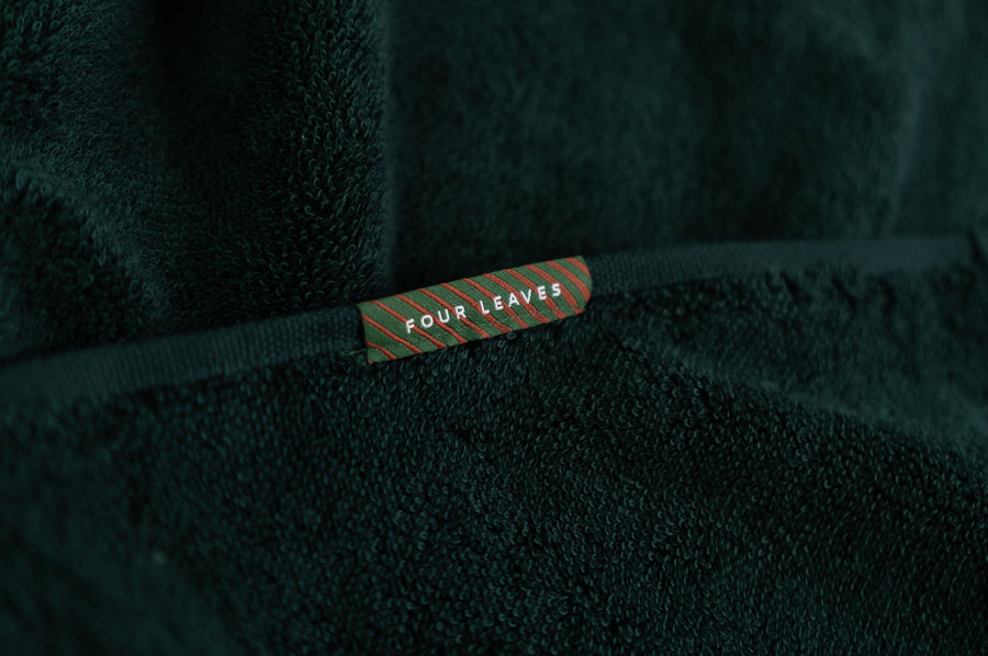 Kandalama green bath sheet (set of two) - Four Leaves