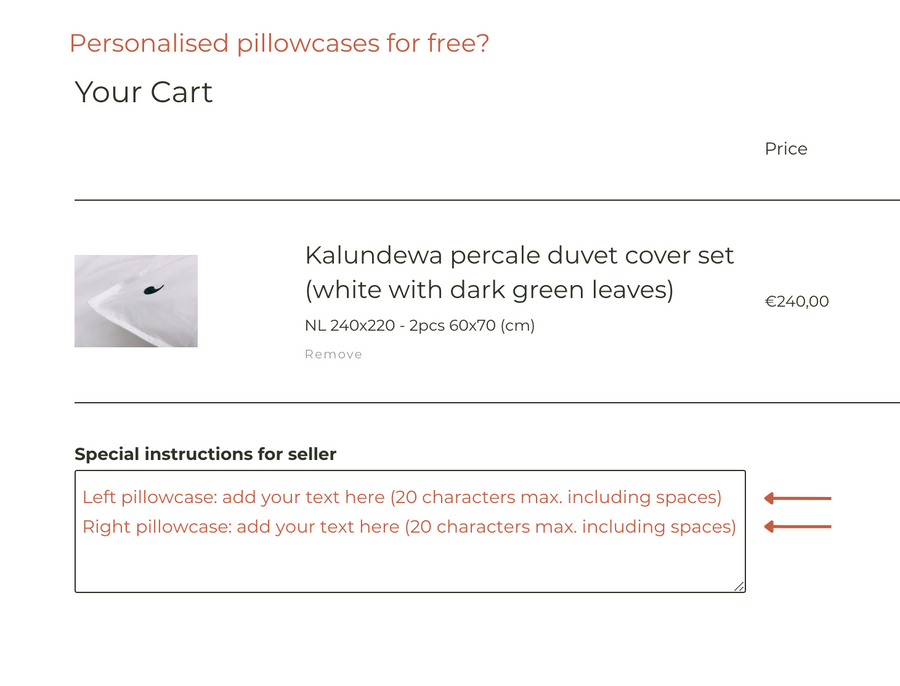 Bundala sateen duvet cover set (pink with pink leaves) - Four Leaves